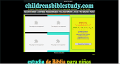 Desktop Screenshot of childrensbiblestudy.com