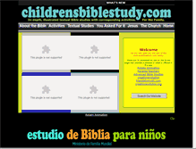 Tablet Screenshot of childrensbiblestudy.com